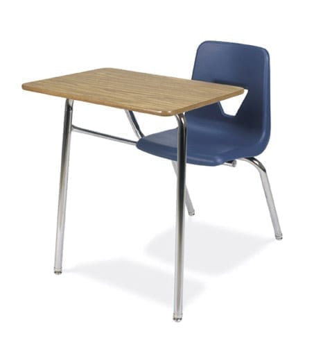 Virco 2400 Soft Plastic Student Chair Desk Combo - Carton of 2