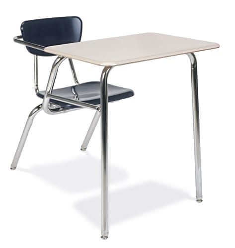 Virco 3000 Series Hard Plastic Student Chair Desk Combo Carton