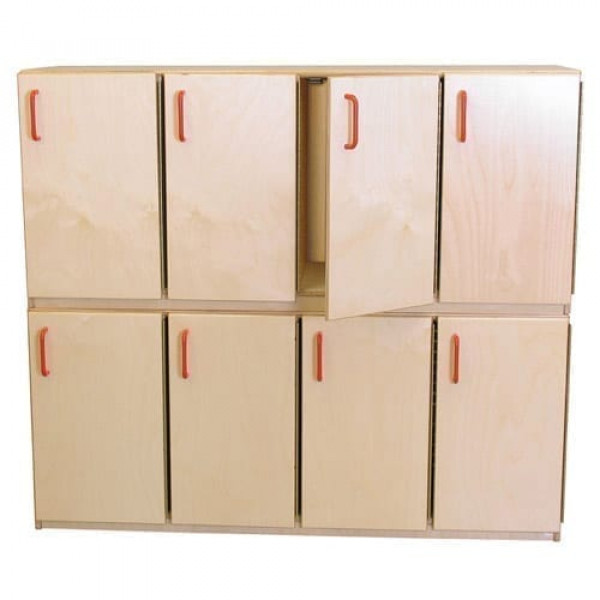 Wood Designs Stacking Locker With Doors School And Office Direct